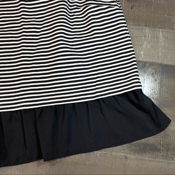 J Crew Black Striped Tank Top size Large - Picture 4 of 11